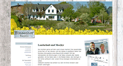 Desktop Screenshot of hansenhof-kappeln.de