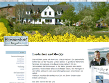Tablet Screenshot of hansenhof-kappeln.de